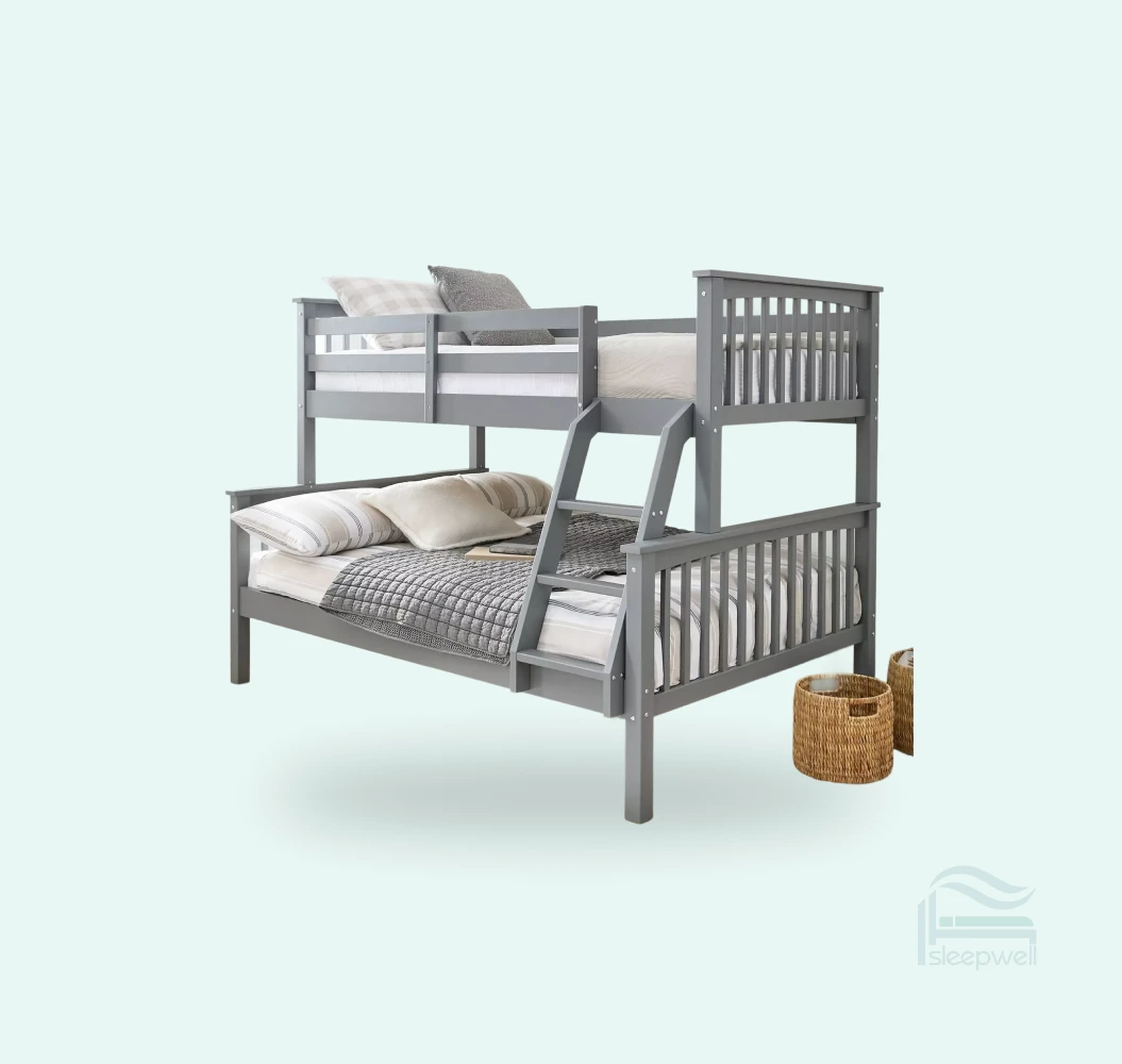 Triple Wooden Bunk Bed | Sleepwell Furniture - Image 2