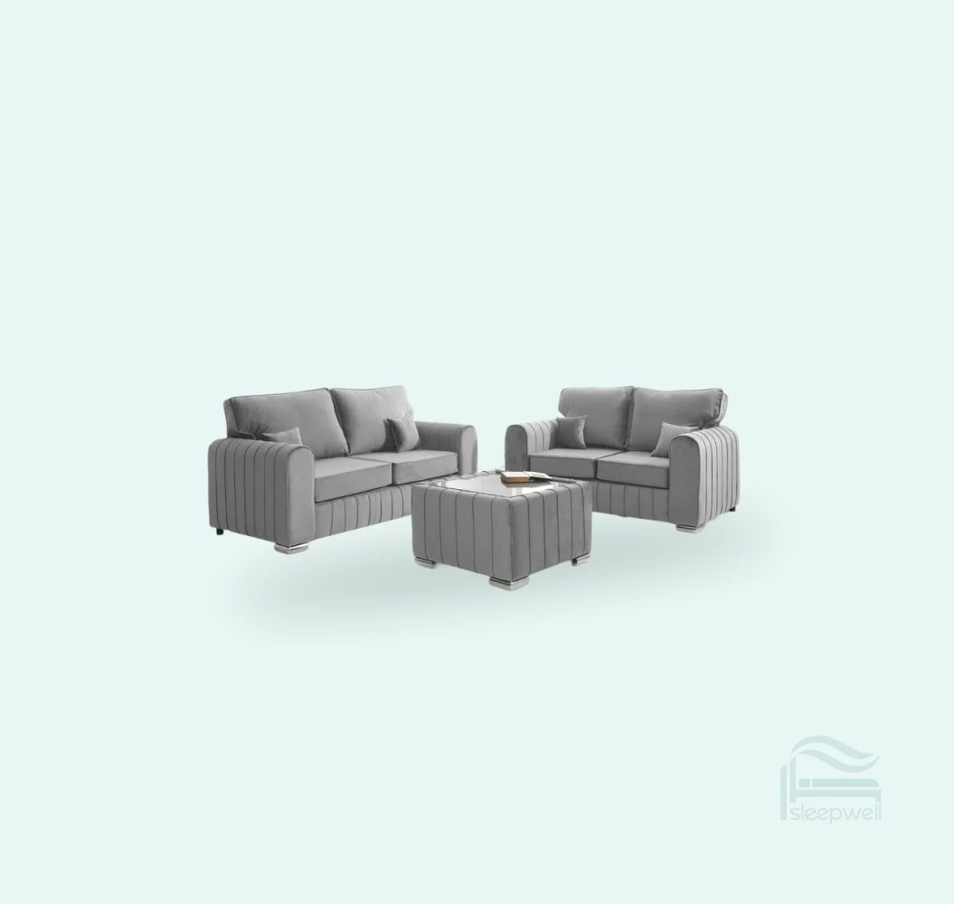 Lily 3+2 Seater Sofa Set | Sleepwell Furniture - Image 4